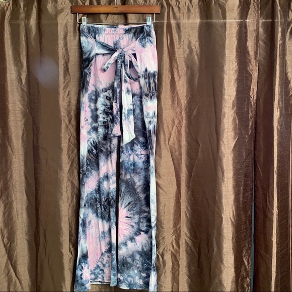 Pants - 📬Tye-Dye Front Tie Pants📬